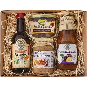Dárkový potravinový koš Klášterní officína Dárkový balíček pro dědu č. 67