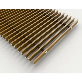 Radiátor BOKI PML mřížka 280mm /1500mm Dural - elox světlý bronz