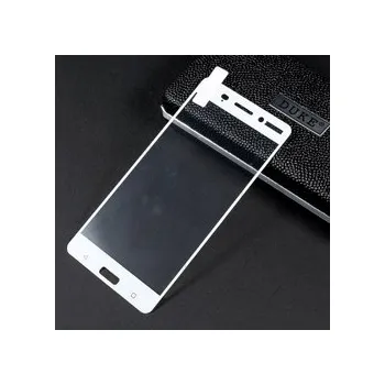 Pouzdro na mobilní telefon Full ochranné tvrzené sklo Nokia 5 - bílé