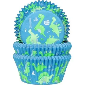 Krabice na pečivo Caketools HoM cukrářské košíčky - Dino - 50ks