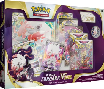 Sběratelská karetní hra Pokémon TCG Hisuian Zoroark VStar Premium Collection