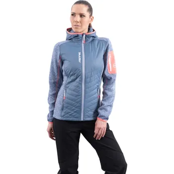 Dámský kabát Dámská hybridní bunda GTS 407722 modrošedá Size: 38