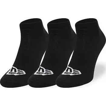 Pánské ponožky ponožky NEW ERA Flag sneaker 3pack BLK velikost ponožek 35-38