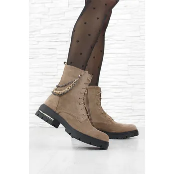 Dámská zimní obuv Seastar Béžové kotníkové boty NC1287KH Velikost: 36