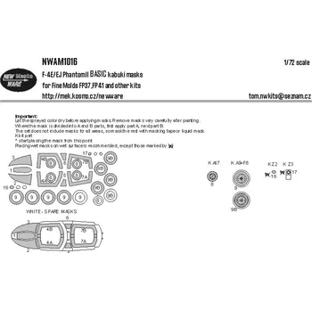 Plastikový model 1/72 Mask F-4E/EJ Phantom II BASIC (FINEM)
