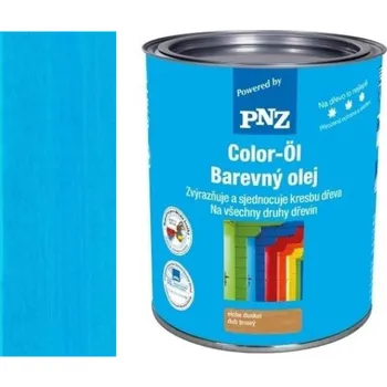 Olej na dřevo PNZ Barevný olej 2,5 L Odstín: Křišťálově modrá + dárek k objednávce nad 1000Kč