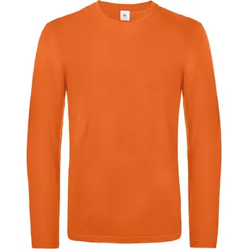 Pánské tričko B&C Pánské tričko s dlouhým rukávem TU07T Urban Orange XXL