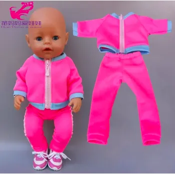 Mix setů pro American girl a Baby Born 43 cm Varianta: Tepláková souprava, růžová