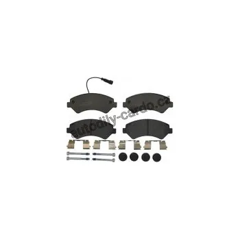 Brzdová destička Sada brzdových destiček BREMBO P61094 - CITROËN, FIAT, PEUGEOT