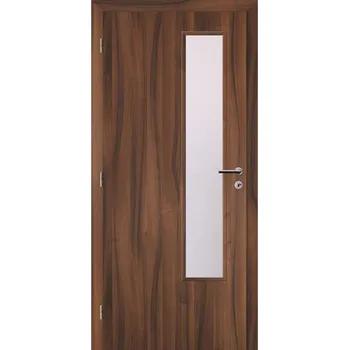 Interiérové dveře SOLODOOR Dveře Klasik L2 ořech fólie, 80L