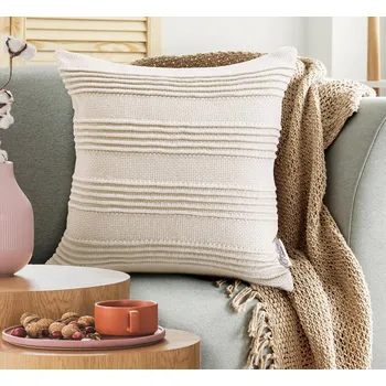 Dekorativní polštářek Povlak polštářku 40x40 DP61 krémová