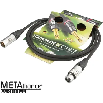 Audio kabel Sommer Cable EG1B; XLR / XLR; 1m; Black