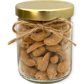 Sušená potravina Nutworld.cz Dárková sklenička EXCLUSIVE - Kešu pražené solené 70g