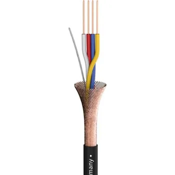 Příslušenství ke zvukové technice Sommer Cable Patch & Microphone Cable SC-CICADA 4, 4 x 0,14 mm Black