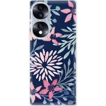 Pouzdro na mobilní telefon Odolné silikonové pouzdro iSaprio - Leaves on Blue - Honor 70