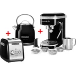 KitchenAid Výhodný set kávovar, toustovač, rychlovarná konvice, černá SETBF03