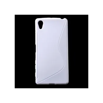 Pouzdro na mobilní telefon Silikonové pouzdro obal Sony Xperia X - bílé