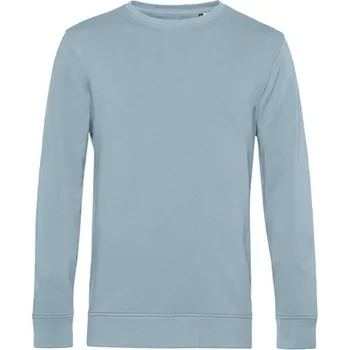 Pánské tričko B&amp;C Unisex tričko s dlouhým rukávem WU31B Blue Fog 3XL