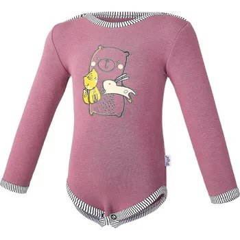Kojenecké oblečení Little Angel Body smyk zvířátka DR Outlast® - fialová Velikost oblečení: 86