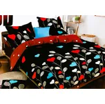 Beilai 7-dílné 3D černé povlečení Barva: Černá, rozměr: 140x200 + 70x90 + 40x50