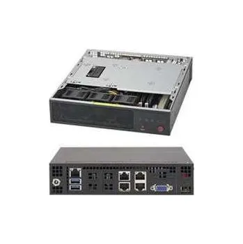 Počítač SUPERMICRO mini server 1x FCBGA Xeon D-1528 (6C 12T), 4x DDR4 ECC, M.2, 2x 10Gb + 2x 1Gb LAN, IPMI, 60W PSU SYS-E200-8D