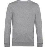 B&C Unisex tričko s dlouhým rukávem WU31B Heather Grey S