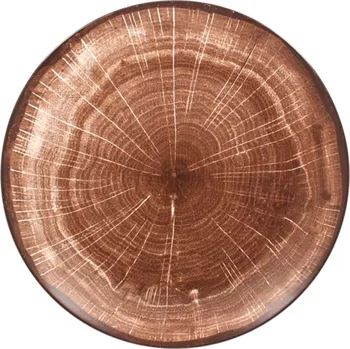 Talíř RAK Porcelain RAK Talíř mělký coupe 29 cm - tmavě hnědá | RAK-WDNNPR29OB