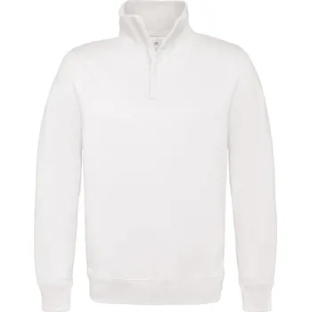 Pánská mikina B&C Unisex mikina přes hlavu WUI22 White S