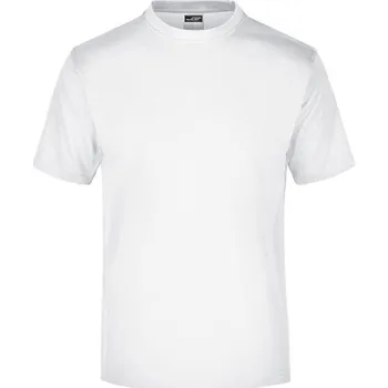 Pánské tričko James&Nicholson Unisex triko JN001 White XL