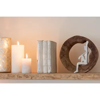 Svíčka Válcová bílá svíčka XXL - 10*10*20 cm