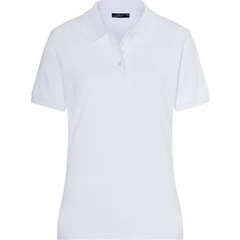 Dámské tričko James&Nicholson Dámská polokošile JN071 White XL