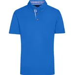 James&Nicholson Pánská polokošile JN716 Royal-Royal XXL