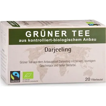 Čaj Sanct Bernhard BIO zelený čaj Darjeeling 20 sáčků/1,75 g (35 g)