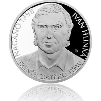 2018 - Stříbrná mince Ivan Hlinka proof