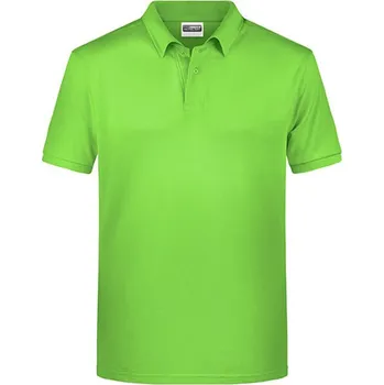 Pánská móda James&amp;Nicholson Pánská polokošile JN8010 Lime Green 3XL