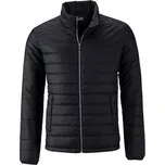 James&Nicholson Pánská prošívaná bunda JN1120 Black XXL