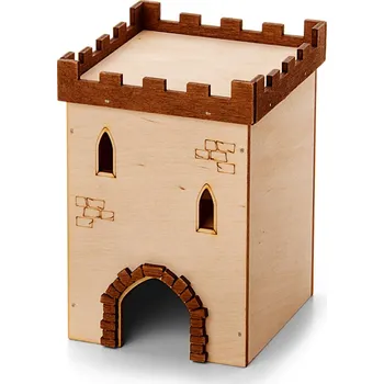 JK ANIMALS, Dřevěný domek Hrad pro křečky, 9×9×14 cm
