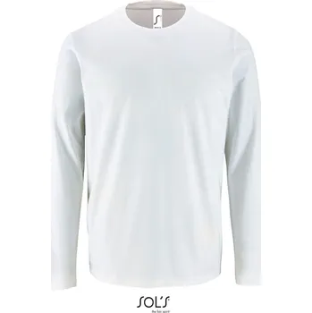 Pánská móda SOL'S Pánské triko s dlouhým rukávem Imperial Barva: Bílá, Velikost: XXL