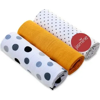 Přebalovací podložka JASMINE Mušelínové pleny sada mix Boy 60x80cm 3ks