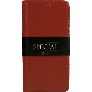 Pouzdro na mobilní telefon Pouzdro Book Leather Special iPhone 14 Pro (6,1), barva hnědá