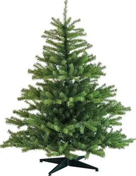 Vánoční stromek Decoled Naturalna vánoční stromek s 2D jehličím plastový stojan smrk zelený