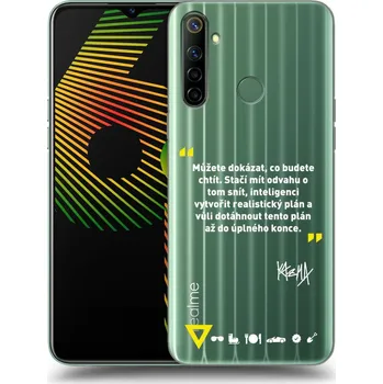 Pouzdro na mobilní telefon Picasee silikonový průhledný obal pro Realme 6i - Kazma - MŮŽETE DOKÁZAT, CO BUDETE CHTÍT