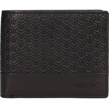 Peněženka Pánská kožená peněženka Lagen Dalibors - černá