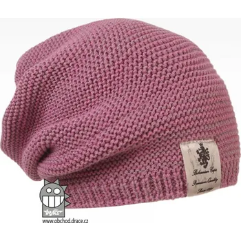 Čepice Pletená čepice Dráče - Colors 27, fialkovošedá Barva: Fialková, Velikost: 48-50