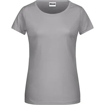Dámské tričko James&Nicholson Dámské triko JN8007 Steel Grey XXL
