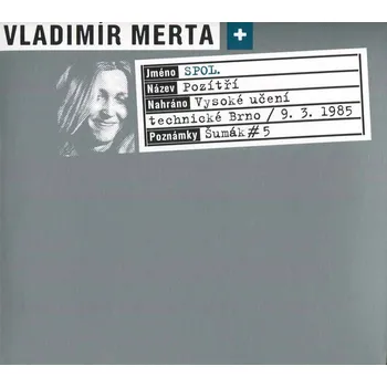 Česká hudba Vladimír Merta - Pozítří (CD)