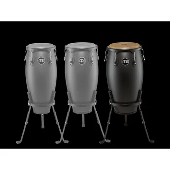 Perkuse MEINL CONGA 12" HEADLINER BLACK HW, INCL. STAND