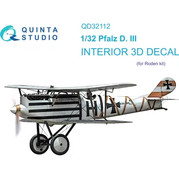Plastikový model 1/32 Pfalz D.III 3D-Printed & col.Interior (RDN)