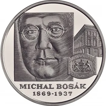 Stříbrná pamětní mince Michal Bosák Proof, 2019