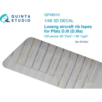 Plastikový model 1/48 Lozeng rib tapes for Pfalz DIII-DIIIa (All)